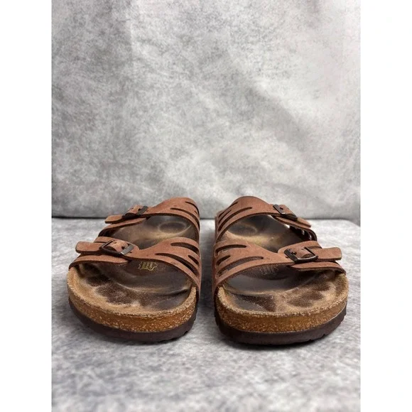 Birkenstock Granada Double Strap Sandals in Mocha Size EU 42 US Ladies 11 Mens 9 - Picture 3 of 10
